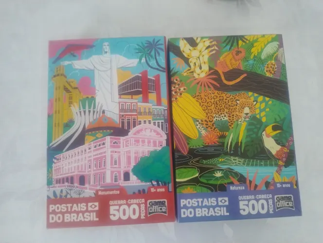 Quebra-cabeça postais do Brasil