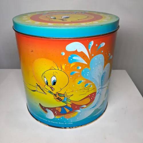 Warner Bros - Lata Vintage Colecionavel do personagem Piu Piu de 1998