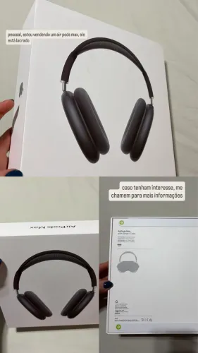 AirPods Max Apple - Lacrado, novo na caixa ?