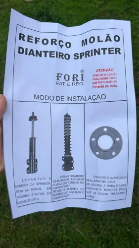 Kit Reforço Molão Dianteiro Sprinter - Marca FORI (Completo com Alargadores)