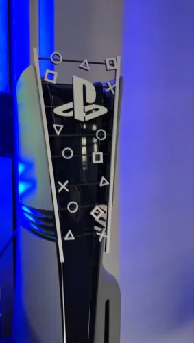Placa frontal logo PlayStation 5