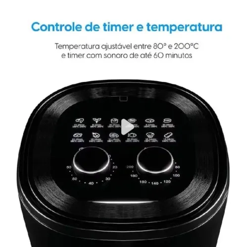Fritadeira Air fryer. Usada só uma vez. Ainda estou pagando. De R$357.00 por R$180.00