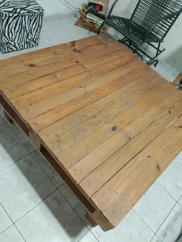Centro feito em palete