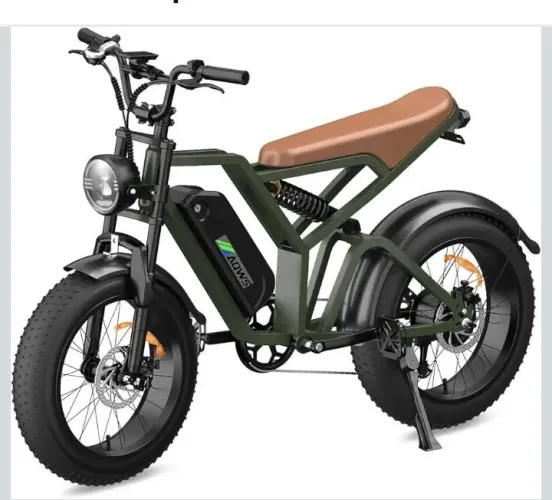 Bicicleta Retrô Elétrica nova