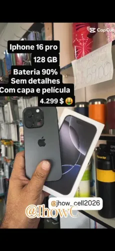 Vende se iphone 16 seminovo