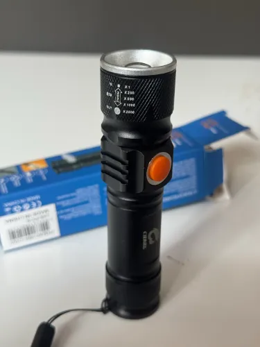 Lanterna Usb Luz Negra
