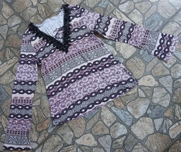 Blusa feminina estampada super estilosa - TAM M