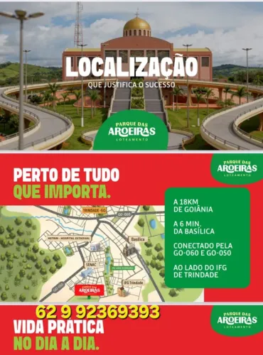 Loteamento Parque das Aroeiras em Trindade Goiás