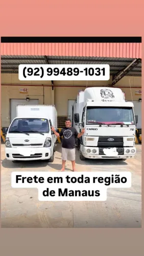 Frete caminhão baú/mudanças