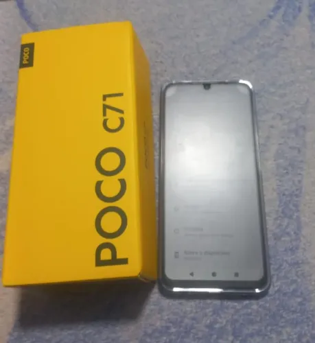 Xiame poco c71 6 gb de memória ram 128 gb novo com caixar e tudo
