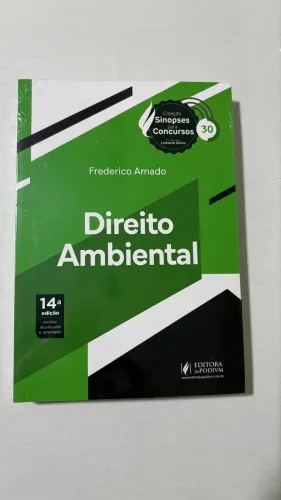 Livro Direito Ambiental 2026 lacrado