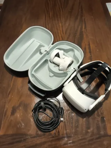 Oculus Quest 2  VR Realidade Virtual 128G + Adaptator + Case portatil + Cabo de dados