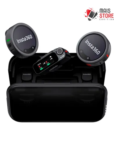 Microfone INSTA360 Mic Pro (2TX +1RX) - (Novo/Lacrado)