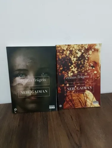 Livros Coisas Frágeis Volume 1 e 2 - Neil Gaiman
