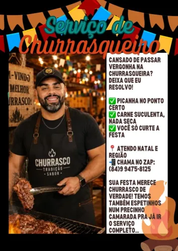 Serviço de Churrasqueiro 