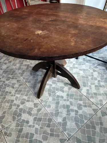 Mesa Jantar Redonda Madeira