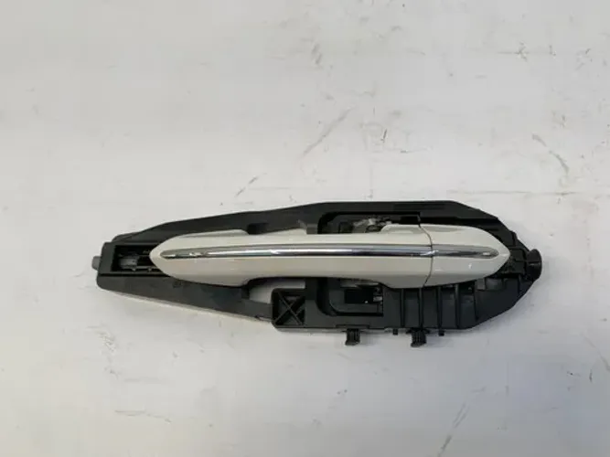 Maçaneta Externa Traseira Esquerda Friso Fusion 2013 2016 Branco Traseira