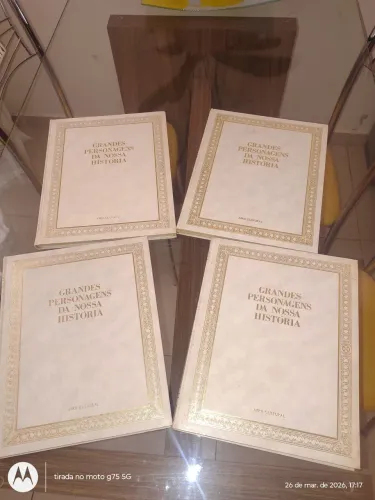 Coleção: Grande Personagens da nossa história.4 volume.