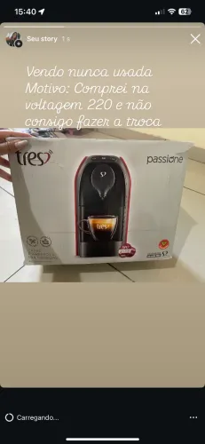 Cafeteira 3 corações