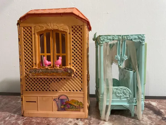 Casa + cama da Barbie