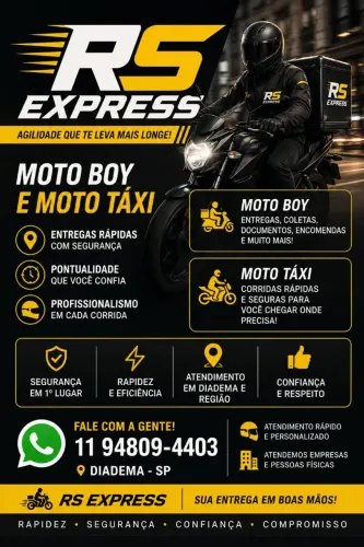 (Rs ) moto frete moto táxi
