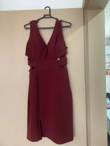 Vestido Bordô Motive - Tamanho P
