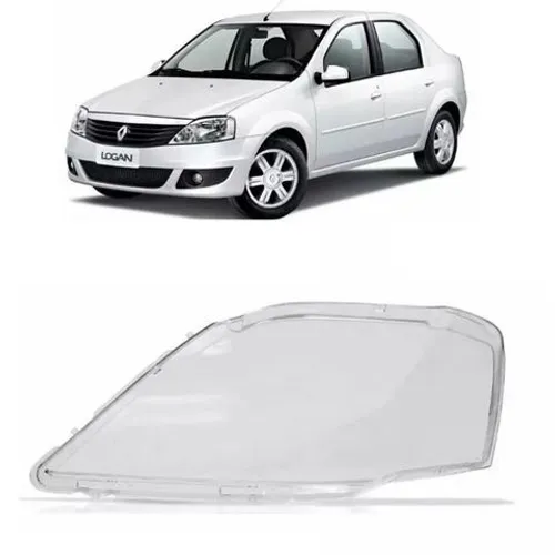 Lente Farol Renault Logan 2010 2011 2012 2013 Esquerdo