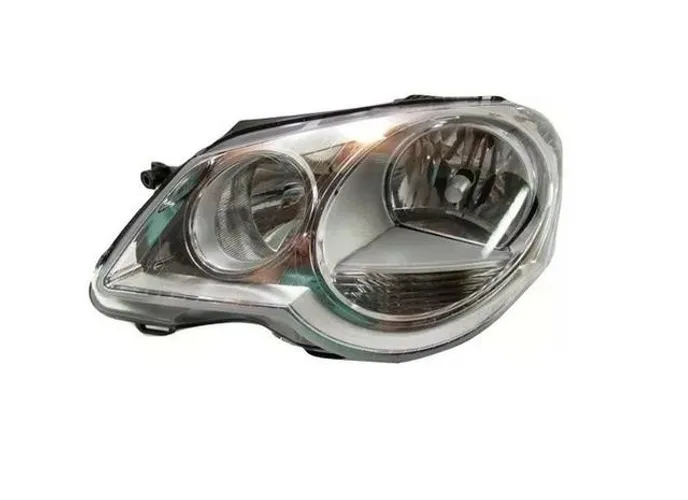 Farol Manual Cromado Polo 2007 2008 2009 2010 2011 Esquerdo