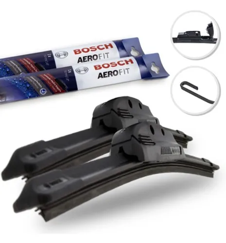 Kit Palheta Limpador Parabrisa Toyota Hilux 2005 A 2018 Original Bosch Par