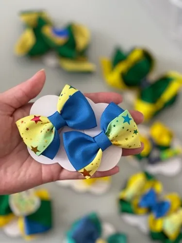 Kit lacinhos Copa do Mundo