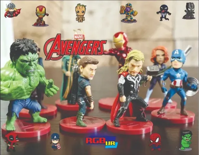 Miniaturas Vingadores XX (Venda por Coleção ou Unidade)