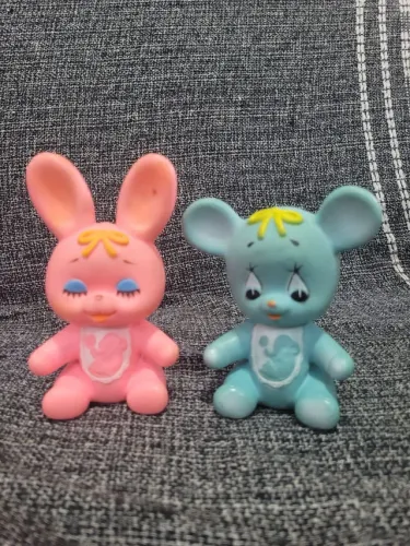 Bichinhos de borracha anos 70