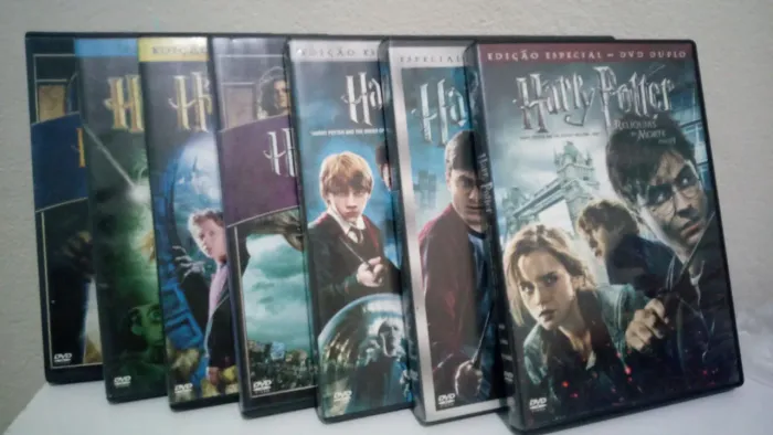 Kit dvd filmes Harry Potter coleção Nárnia Animais Fantásticos