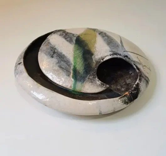 Escultura Em Cerâmica Yin Yang De Ayhara