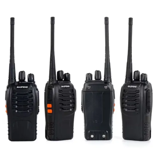 kit 4 rádios comunicador Alcance 10 Km 16 Canais M0-777S Profissional recarregável