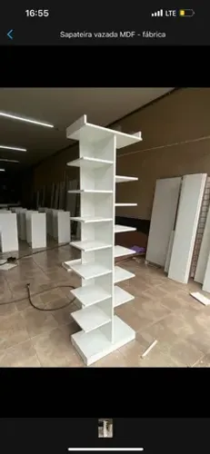 SAPATEIRA ESCADA BRANCA