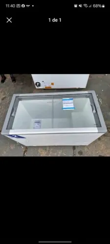 Freezer Tampa De Vidro 411 Litros