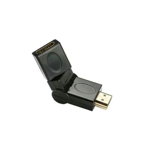 Adaptador HDMI Macho X Fêmea emenda Reto ou Curvo em L de 90 a 360º