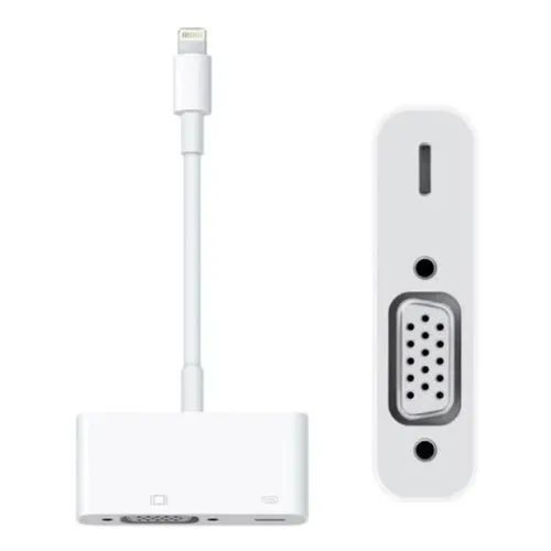 Cabo Adaptador Lightning Para Vga - Vga Para iPhone E iPad