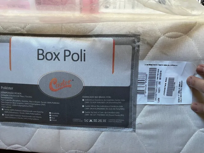 Cama Box Poli Castor - Conforto e Qualidade
