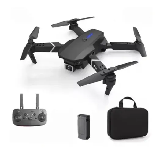 Drone E88 Pro com Câmera Dupla 4k Full Hd Wifi E Gps 