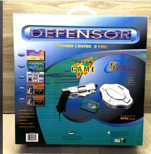 Video game Defensor Super Game Lacrado e Funcionando -Reviva a Ação!
