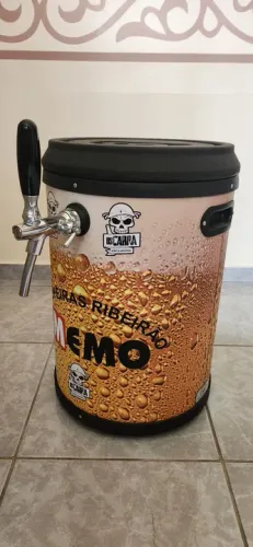 Chopeira a gelo com torneira italiana