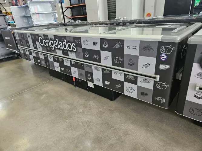 ilha para congelados de 3 metros 1163L - a pronta entrega