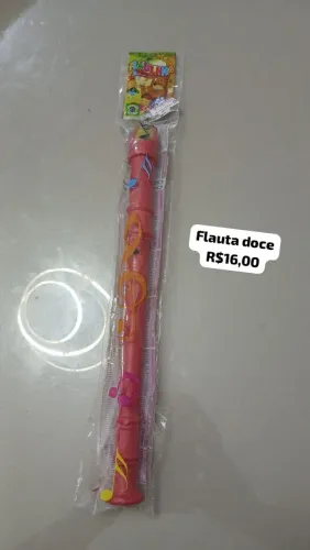 Flauta doce infantil de brinquedo