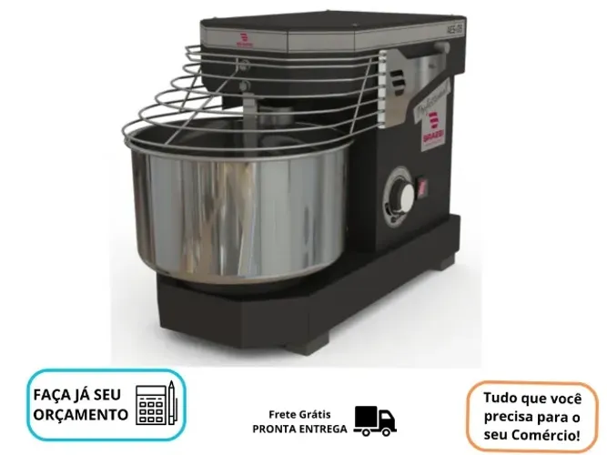 Amassadeira Espiral 5 Quilos Braesi Nova