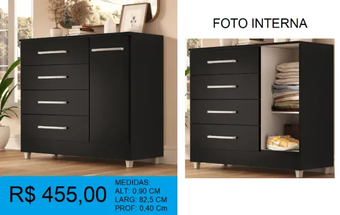 Comoda com sapateira - compre hoje e receba amanhã 