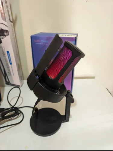 ?Kit Microfone Fifine Ampligame A8 + Braço Articulado