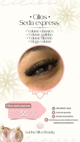 Extensão de cílios 