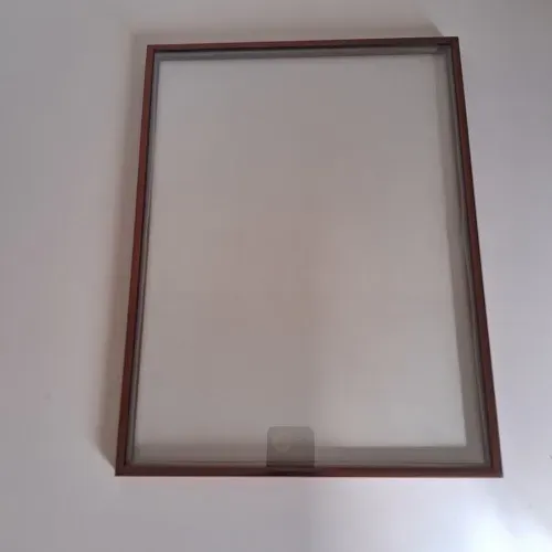 Moldura Alumínio Com Vidro Duplo 42,5x32 Cm